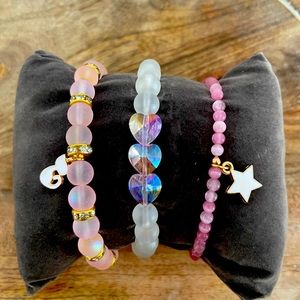 Cat Love Charm Bracelet Set